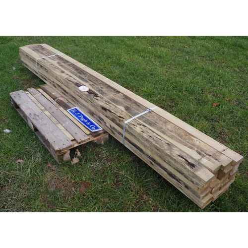 1148 - Sawn rails 10ft x 3½