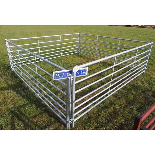 1289 - 10ft Galvanised sheep hurdle - 4