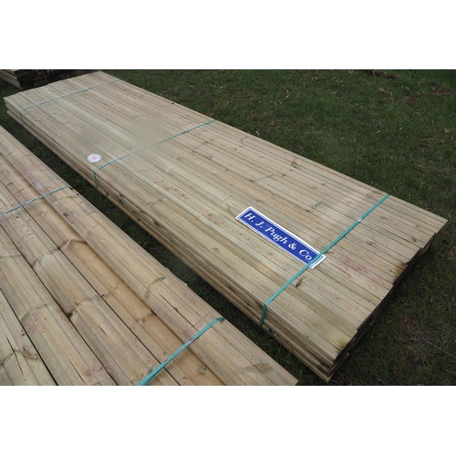 866 - Decking boards 3.6m x 150mm x 32mm - 35