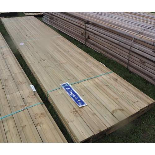 868 - Decking boards 4.8m x 150mm x 32mm - 28
