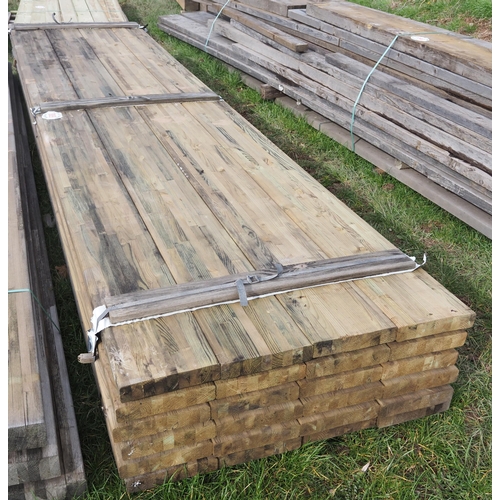 889 - Laminated softwood 4.2m x 230mm x 50mm - 24