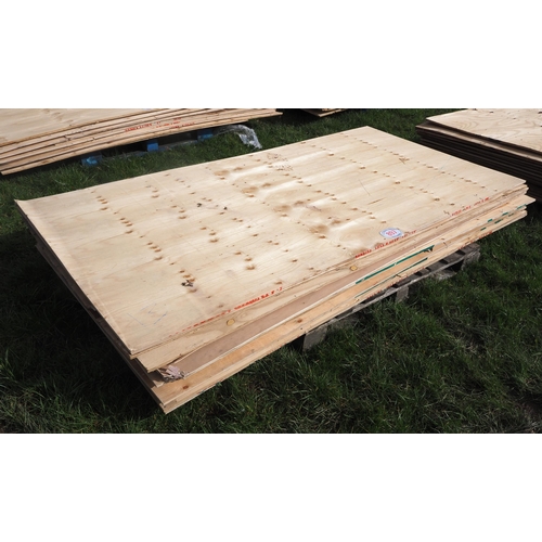 897 - Plywood boards 8' x 4' x 16mm - 13