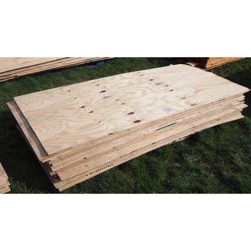 900 - Plywood boards 8' x 4' x 16mm - 17