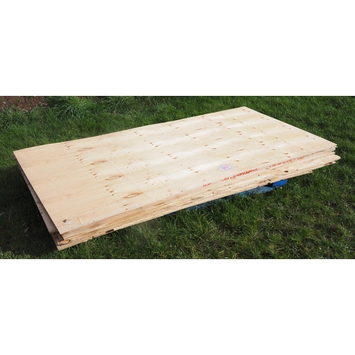 901 - Plywood boards 8' x 4' x 16mm - 9