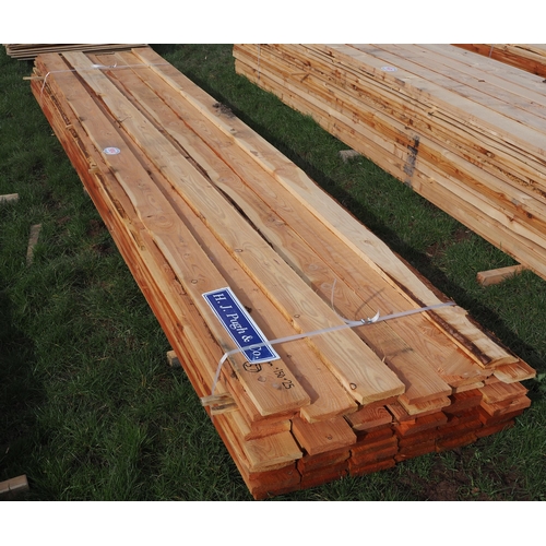 904 - Cedar boards 4.8m x 150mm x 25mm - 57