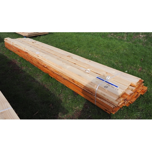 906 - Cedar boards 4.8m x 155mm x 25mm - 65