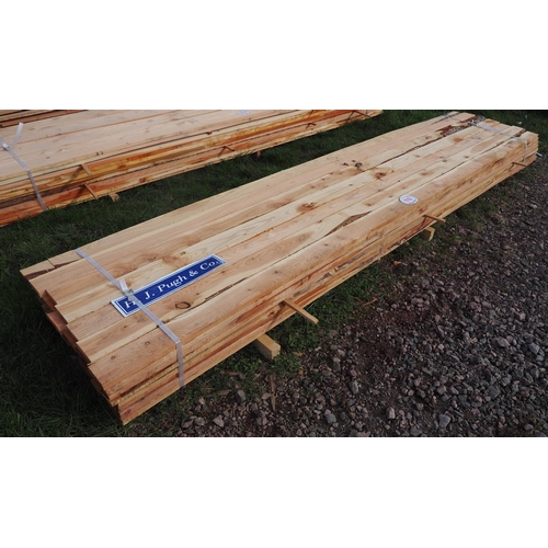 916 - Cedar boards 3.6m x 105mm x 25mm - 56