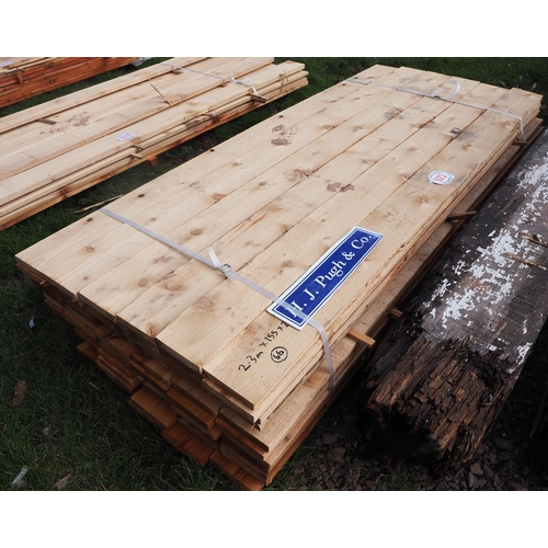 923 - Cedar boards 2.3m x 155mm x 25mm - 66