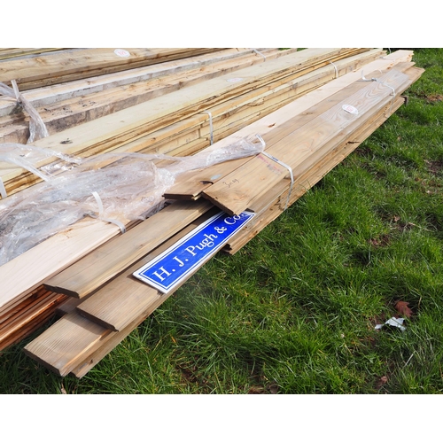 927 - T&G Boards 4.8m x 150mm x 15mm - 8 + mixed T&G