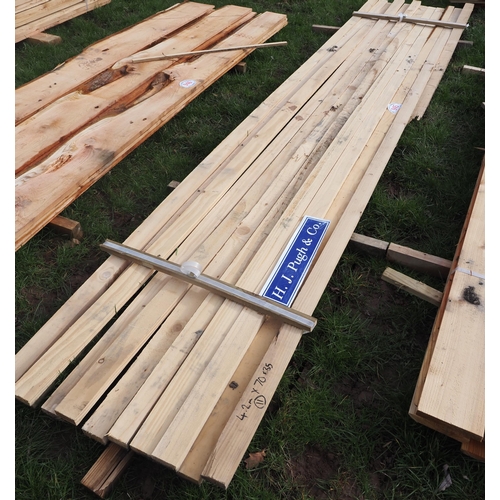 945 - Cedar lengths 4.2m x 70mm x 25mm - 11