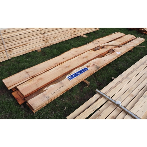 946 - Waney edge boards 3.6m - 15