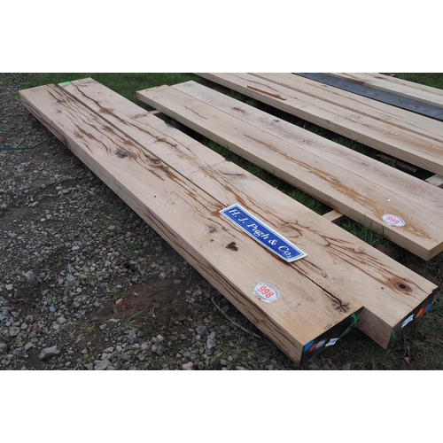 998 - Oak beams 3.2m x 110mm x 285mm - 2