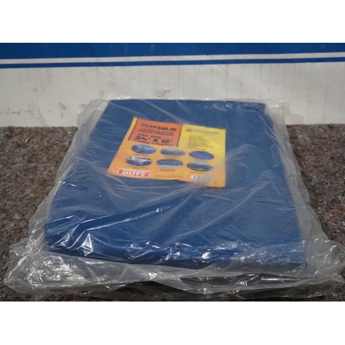 634 - 2 - 24' x 18' Tarpaulins