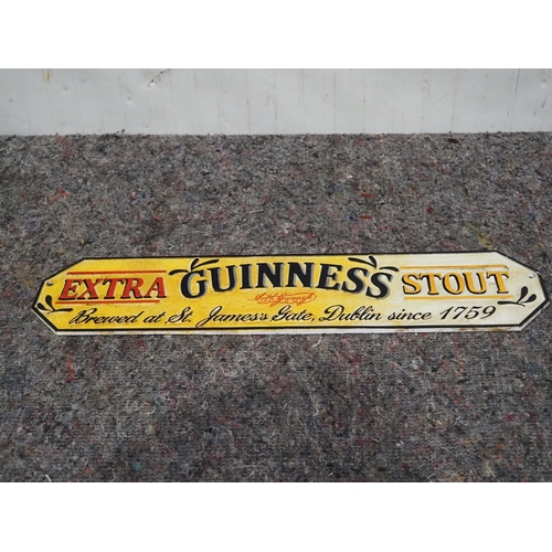 681 - Cast iron sign - Guinness 22