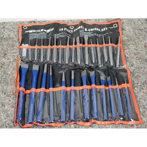686 - 28 pc Chisel and punch set