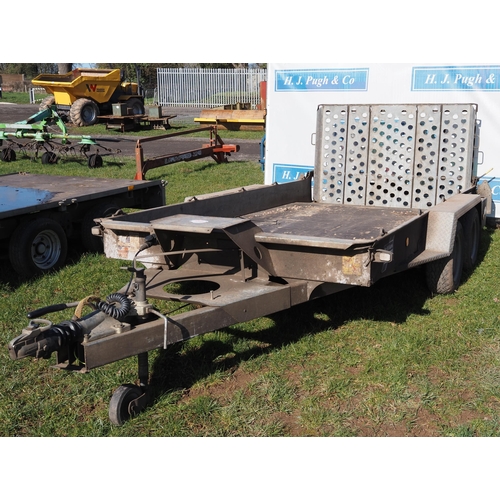 1466 - Ifor Williams GH126BT. 2020. Plant trailer
