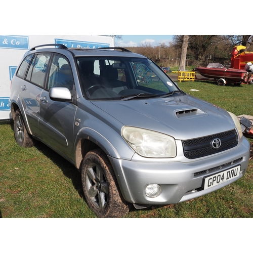 1546 - Toyota Rav 4 XT3. MOT until September 2023. Reg. GP04 DNU. V5 & key in office