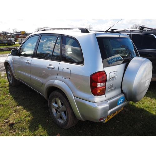 1546 - Toyota Rav 4 XT3. MOT until September 2023. Reg. GP04 DNU. V5 & key in office