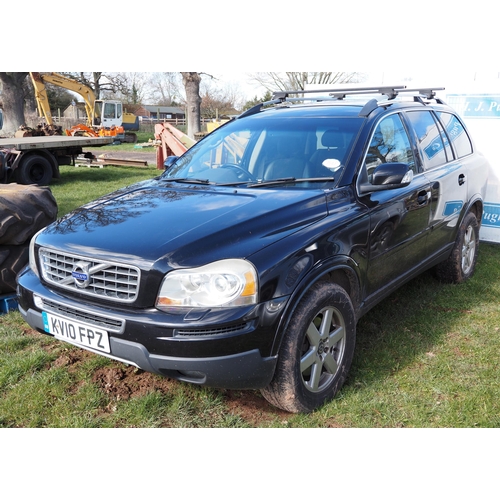 1547 - Volvo XC90 D5 AWD. MOT until February 2024. Reg. KV10 FPZ. V5 and keys in office