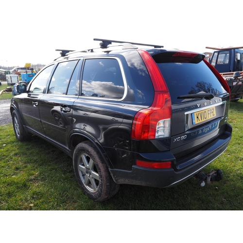 1547 - Volvo XC90 D5 AWD. MOT until February 2024. Reg. KV10 FPZ. V5 and keys in office