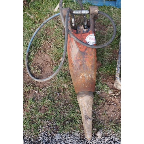 1549 - Digger hydraulic breaker, spares