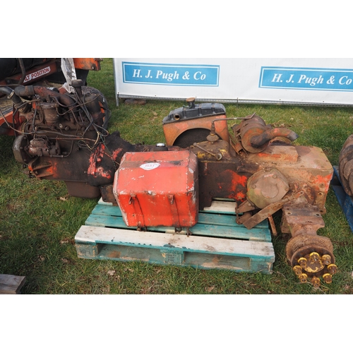 1551 - Manitou forklift backend and International BD144 engine