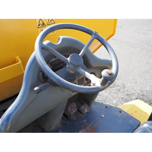 1571 - Wacker Neuson TD9 dumper. Runs and drives, showing 4175 hours. Keys in office