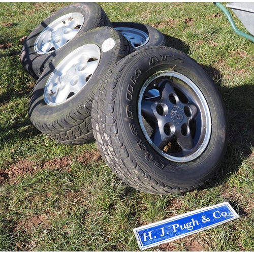 1741 - Land Rover Discovery series 1 wheels and tyres - 5