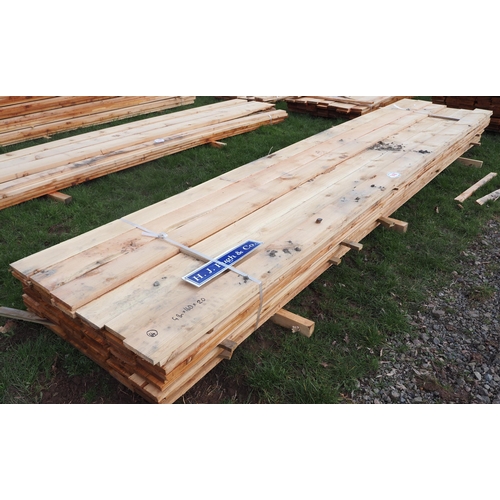 948 - Cedar boards 4.8m x 160mm x 20mm - 64