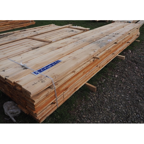 951 - Cedar boards 4.8m x 160mm x 25mm - 95