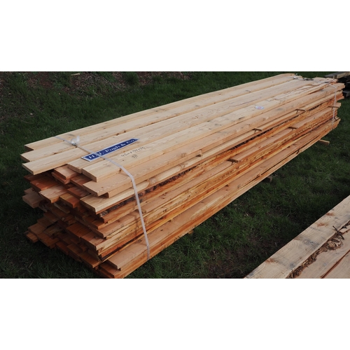 954 - Cedar boards 4.2m x 150mm x 25mm - 130