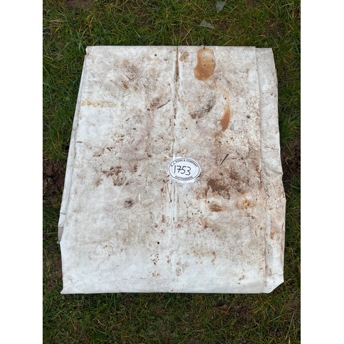 1753 - Tarpaulin 10ft x 15ft