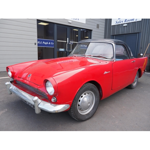 430 - Sunbeam Alpine series II, 1961, 1592cc.
Chassis no. B-91056981HRO
Engine no. B-9105698
Good project ... 