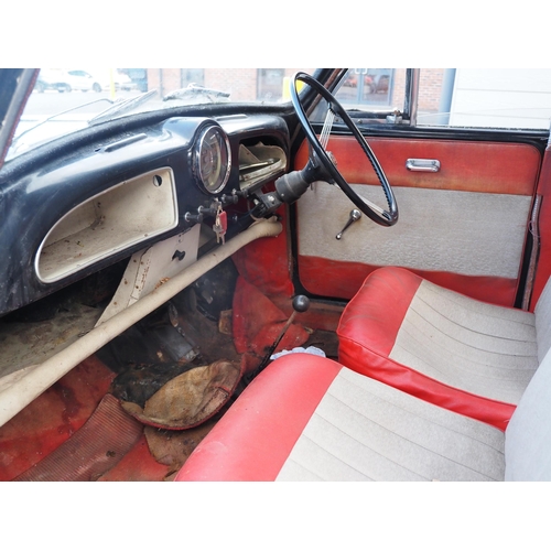 431 - Morris Minor project, 1962, 948cc.
Chassis no. MAS3/984655
Engine no. 619083
Runs and drives, brakes... 