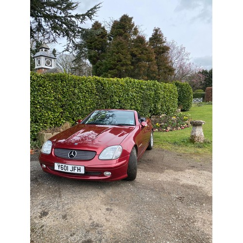 429 - Mercedes SLK 230 compressor. 2001. Runs and drives. From a deceased estate  
Last owner from 2007  
... 