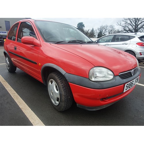 437 - Vauxhall Corsa 1.0l, 1998.
Runs and drives, from a deceased estate, showing 31,100 miles and hasn't ... 