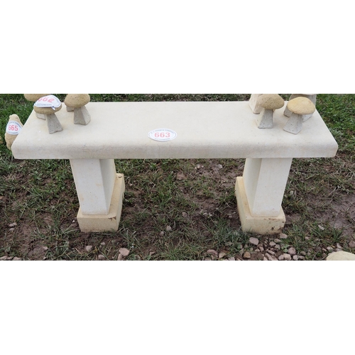 663 - Garden bench 48