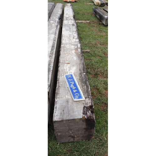 741 - Pine beam 6.7m x 330mm x 330mm - 1