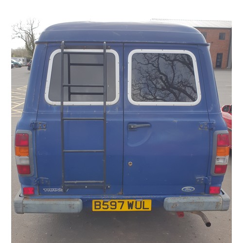 431A - Ford Transit 100L van mkII, 1984.
Runs and drives, 2.0ltr pinto engine, LWB single wheel, showing 26... 