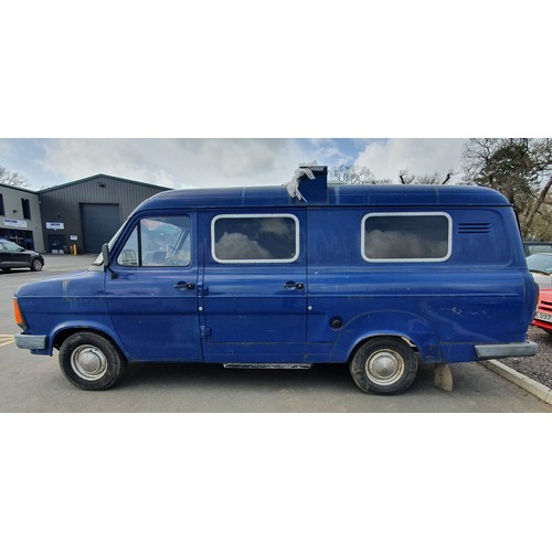 431A - Ford Transit 100L van mkII, 1984.
Runs and drives, 2.0ltr pinto engine, LWB single wheel, showing 26... 