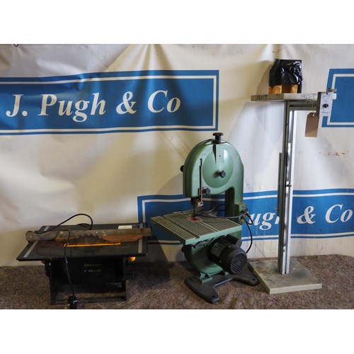 486 - NuTool bandsaw, small table and stand