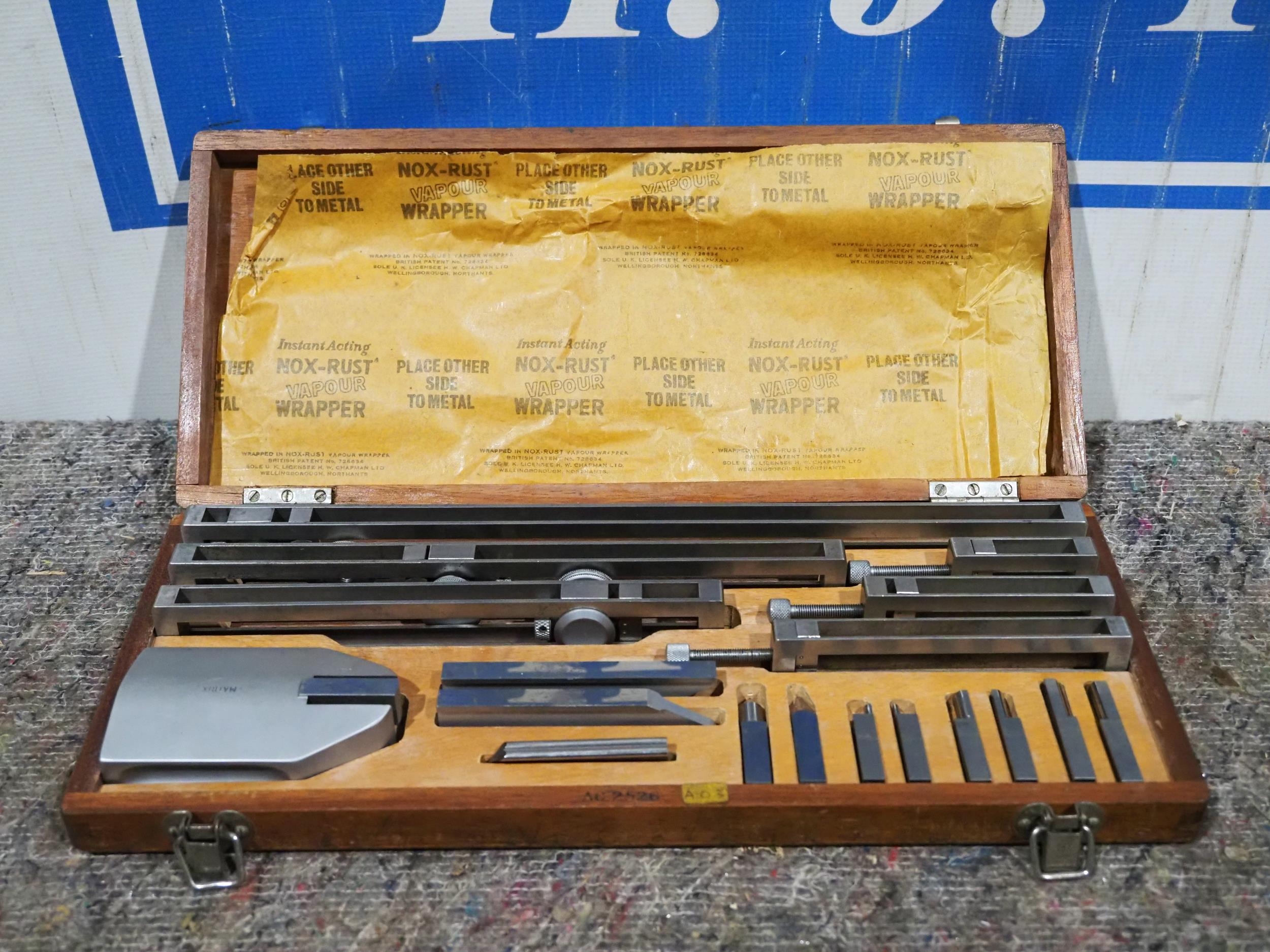 Matrix slip gauge holder set