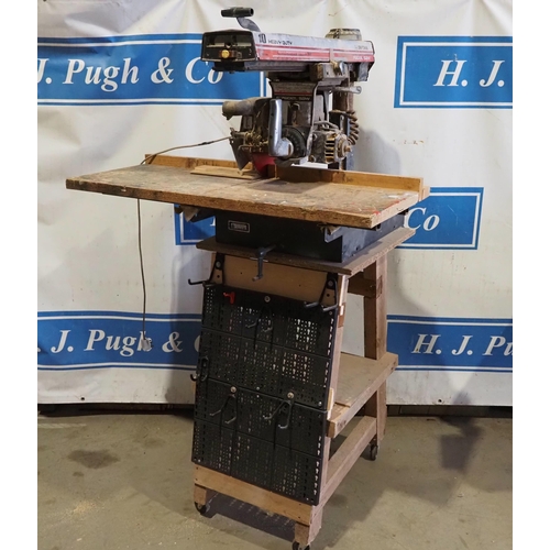 581 - Craftsman radial arm saw, single phase