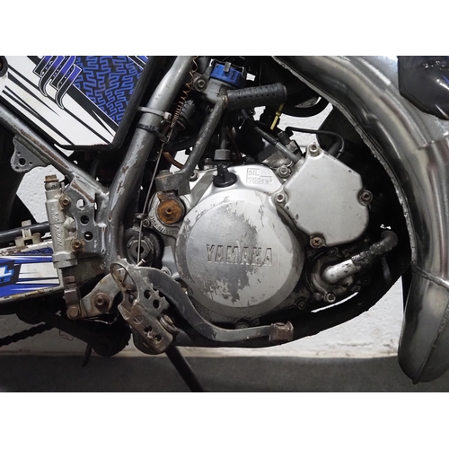 859 - Yamaha DT125 motocross bike. 1990. 125cc.
Frame No. *3MD010080*
Engine No. 1N23456
Runs and rides, M... 
