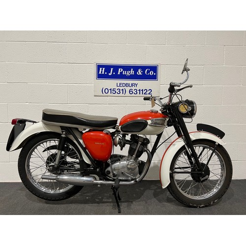 803 - Triumph Bantam cub motorcycle. 1967. 199cc.
Frame no. T20B3223
Engine no. T20B3223 
Property of a de... 