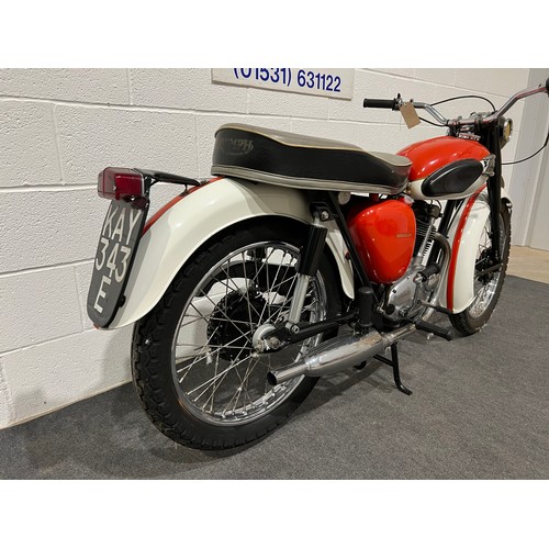 803 - Triumph Bantam cub motorcycle. 1967. 199cc.
Frame no. T20B3223
Engine no. T20B3223 
Property of a de... 