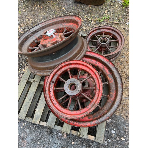 136 - Fordson N utility back wheels 24