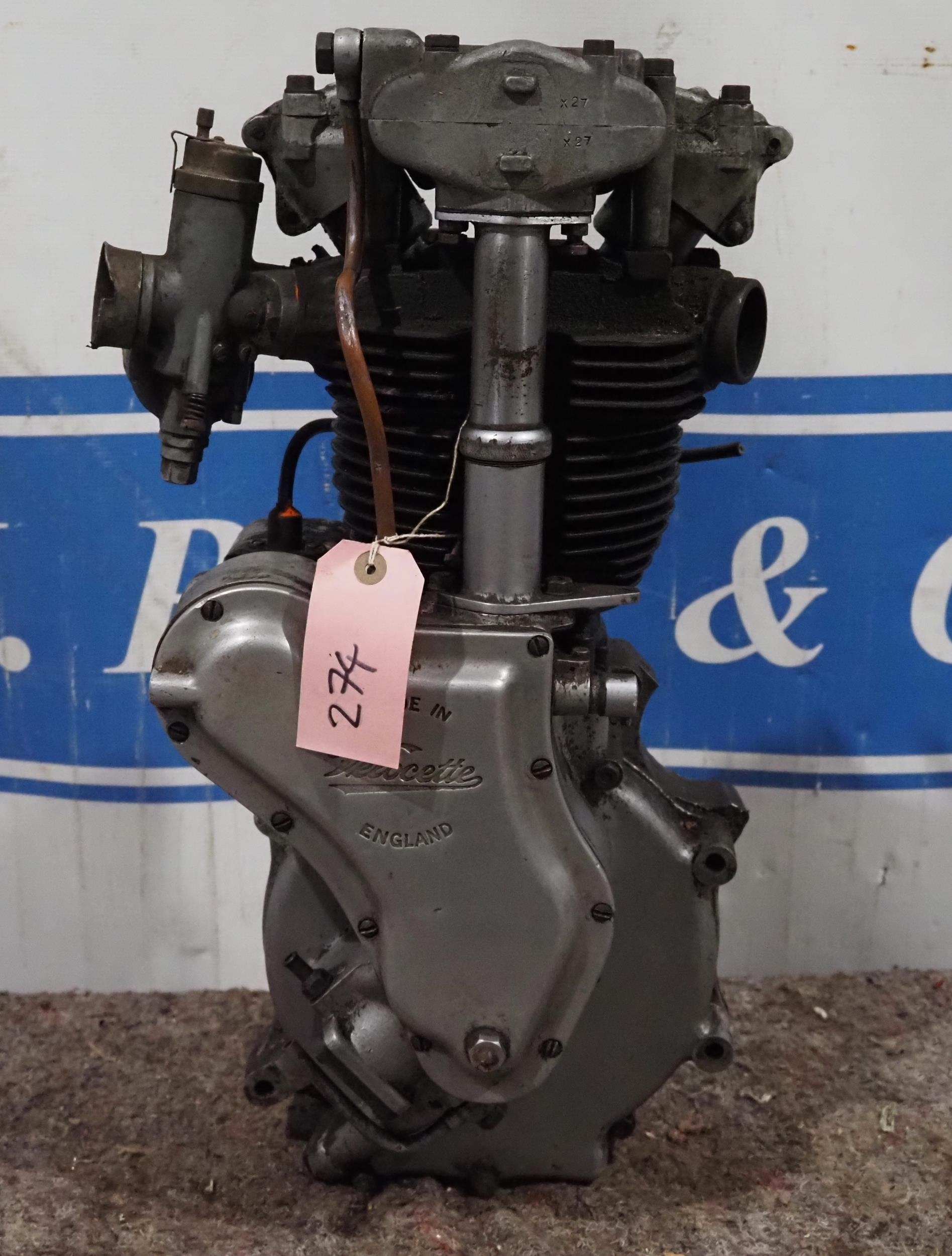 Velocette 500cc MSS engine complete with mag. Engine No. MSS6163