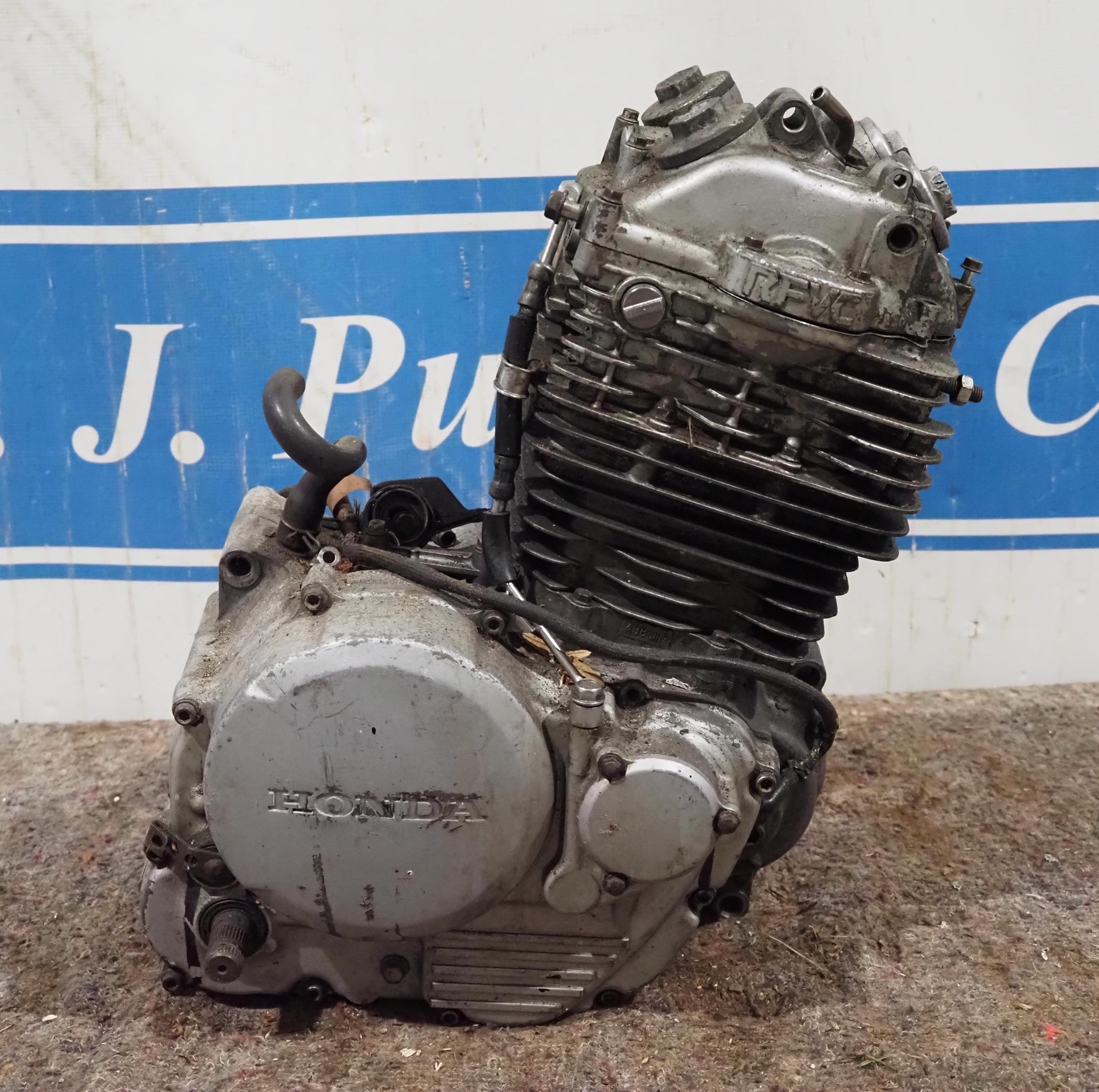 Honda four stroke motorcycle engine