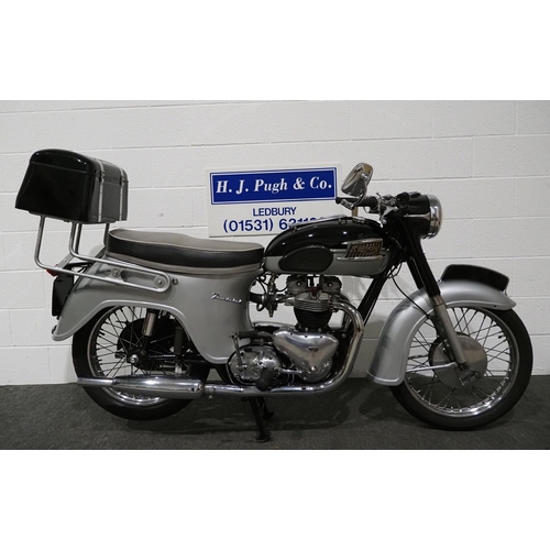 833 - Triumph 6T Thunderbird motorcycle. 1962. 650cc.
Frame no. 15242
Engine no. 6TD/15242
Runs and rides.... 